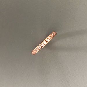 Rose gold ring size 7
